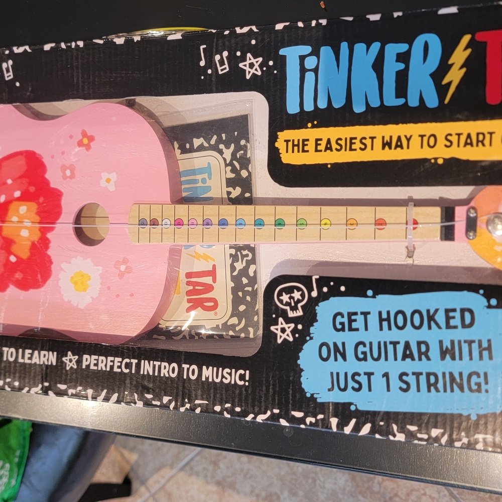 Pink Learning Toy Guitar